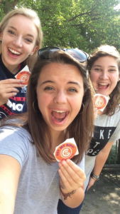 Put a Ring on it Morgann Alcumbrack, Fleming Hall and Mary Catherine Harbin were three of the more than 1,700 students who purchased their Clemson rings this past fall. The three-day fall ring sale set a record for the most rings ever purchased in a semester.