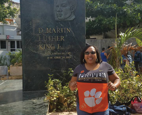 Tiffany Sweeney ’99 traveled to Havana, Cuba, in March and came across a Martin Luther King Jr. Memorial. Sweeney said she was amazed to see how influential the Civil Rights Movement was in the U.S. to have made a mark in another country.