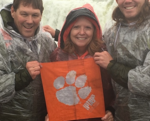 Argentina: Will ’84, Sandra ’83 and Collins ’15 Mauldin visiting Iguazu Falls. Collins served in the Peace Corps in neighboring Paraguay from 2016-18.