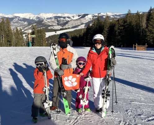 Colorado: Lisa Walker ’03 and her husband, Todd, and children, Avery and Warren, took a family trip to Beaver Creek for some skiing.