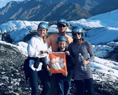 Alaska: David Koblauch ’94 and his family traveled to the Matanuska Glacier in southern Alaska.