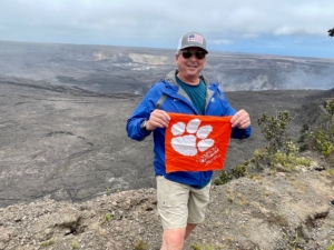 Hawaii: Chris Hollar ’84 took a trip to Volcanos National Park on the Big Island and saw the summit crater of Kīlauea, an active shield volcano.