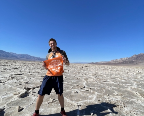 California: Chase Ogden M ’20 explored Death Valley National Park in California with his wife, including the Badwater Salt Flats at 282 feet below sea level. “Both Death Valleys are breathtaking,” Ogden said, “but Clemson's Death Valley has a bit more orange and purple. Go Tigers!”