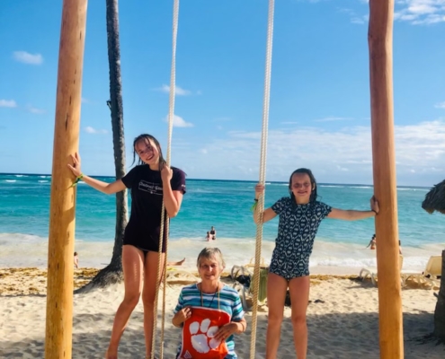Dominican Republic: Julia Jackson Davis ’71 spent Christmas vacation with her grandchildren Ella and Maggie Davis at the Punta Cana Majestic Elegance Resort. “Beautiful weather and great food,” Julia wrote. “Watched the Cheez-It Bowl in Spanish with English audio through clemsontigers.com.”